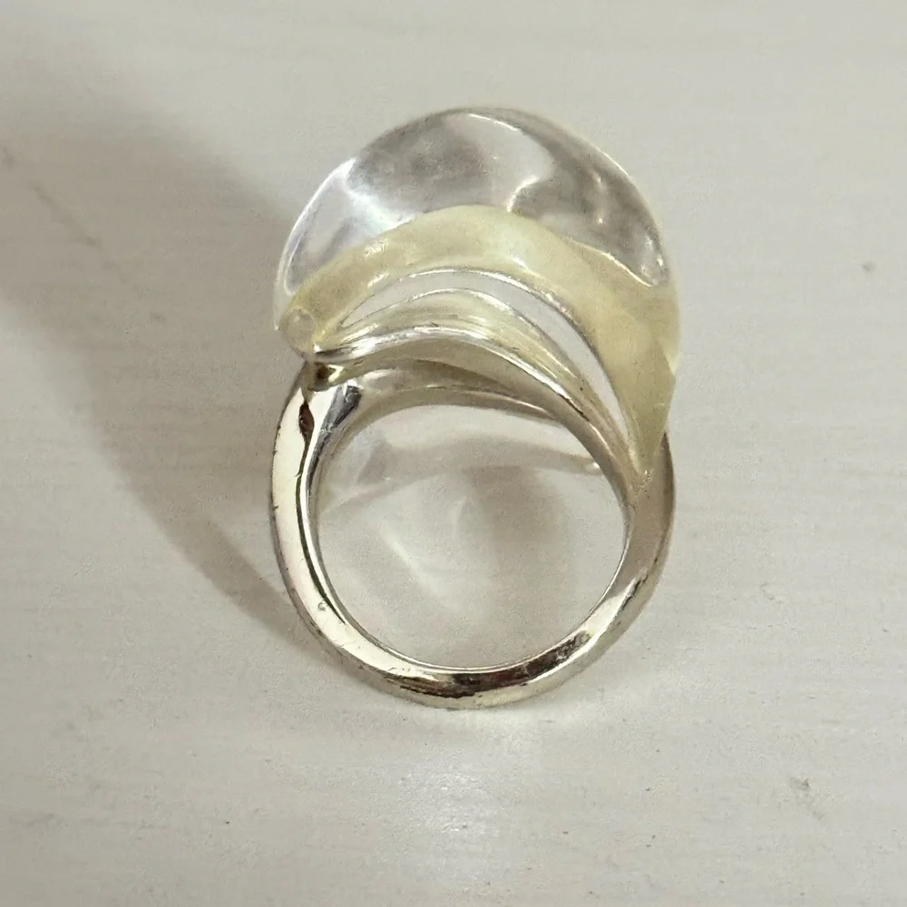 Alexis Bittar Silver and Gold Ring - Picture 6 of 8